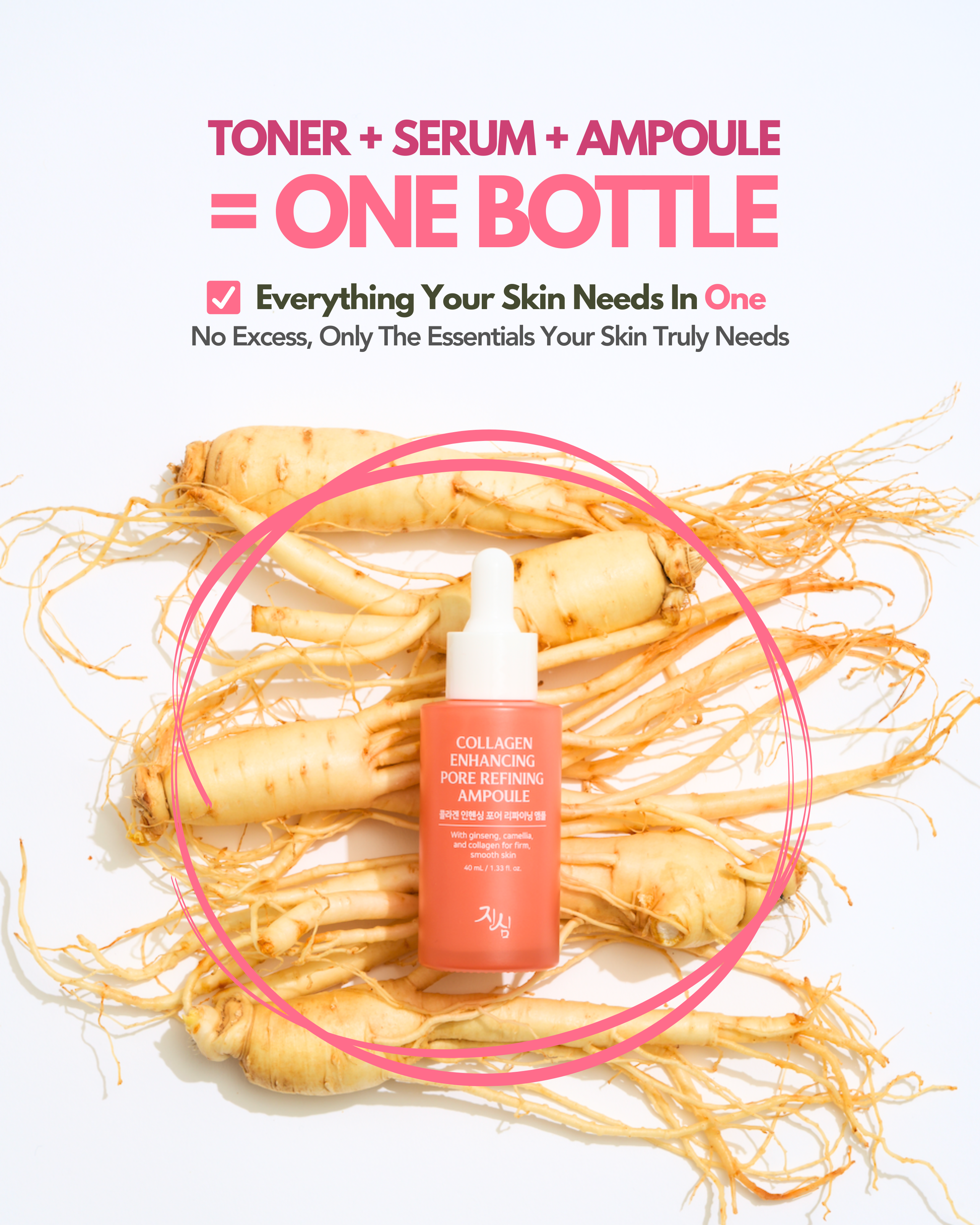 Jinsim Collagen Enhancing Pore Refining Ampoule