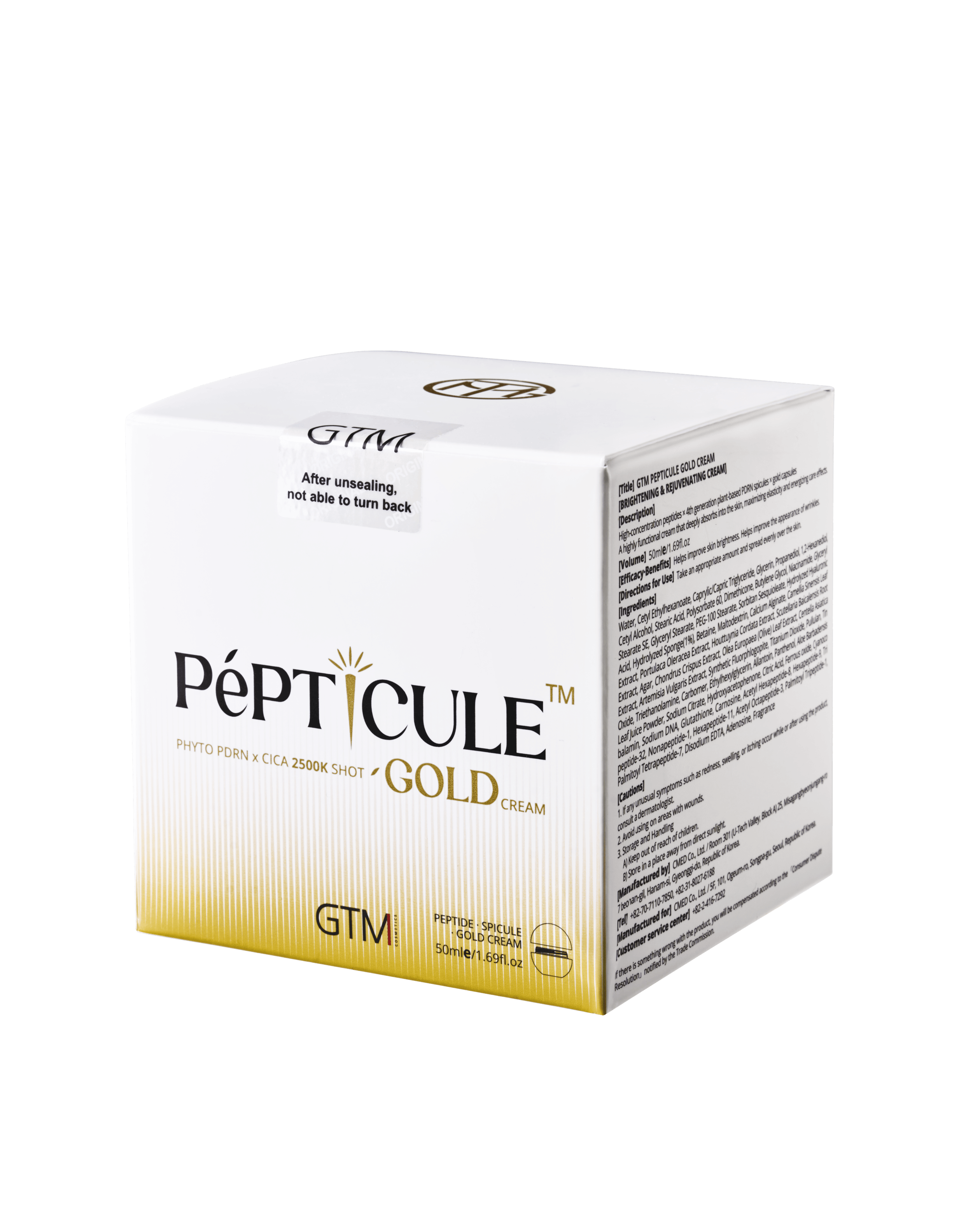 GTM PEPTICULE GOLD CREAM